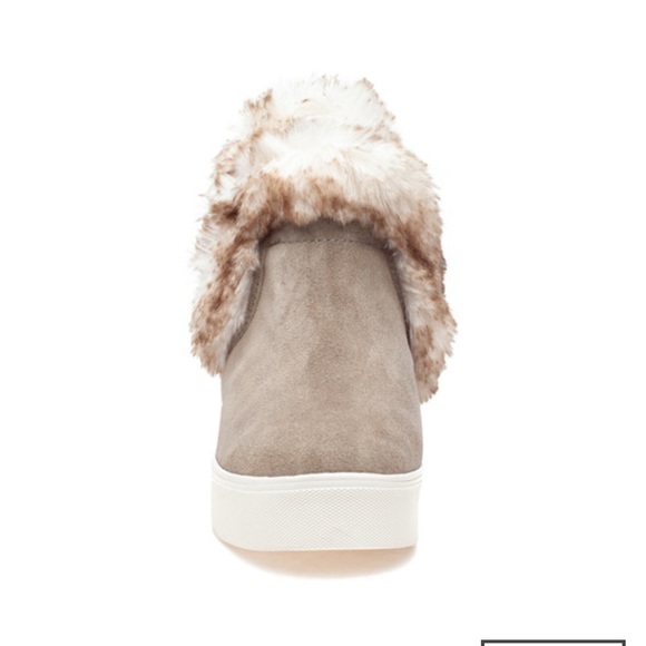 J/SLIDES SEAN Taupe Waterproof Suede - Picture 4 of 14